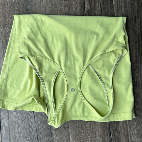 2/$40 lululemon cool racerback neon yellow tank top size 6 lulu - Picture 3 of 9